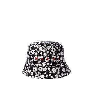 Marni Floral-Patterned Black Bucket Hat - NWT
